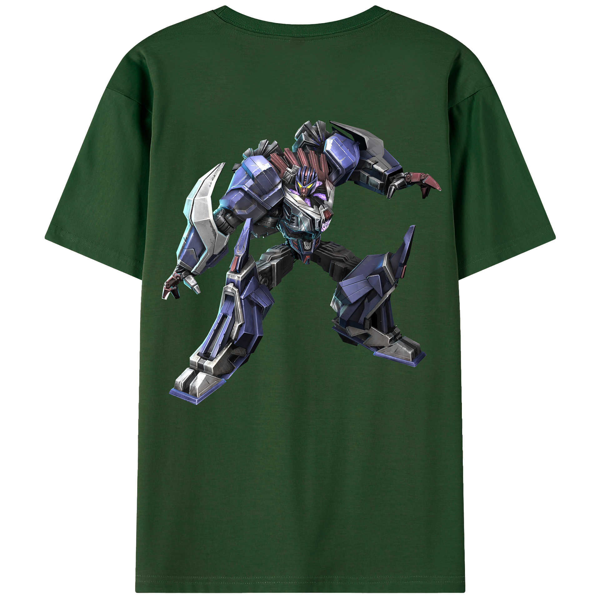 （画像用） Transformers トランスフォーマー 綿100％半袖Tシャツ（背面プリント）